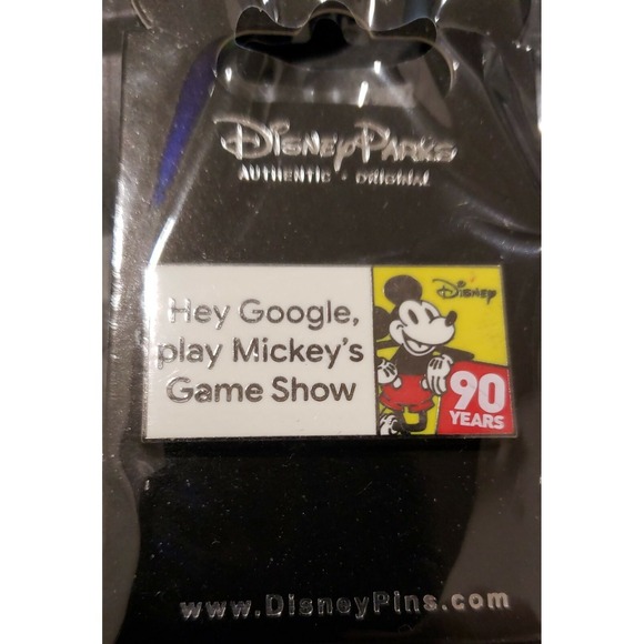 Disney Pin New York City MICKEY GAME SHOW GOOGLE Exhibit 90 Years 00021‎ - Picture 2 of 3
